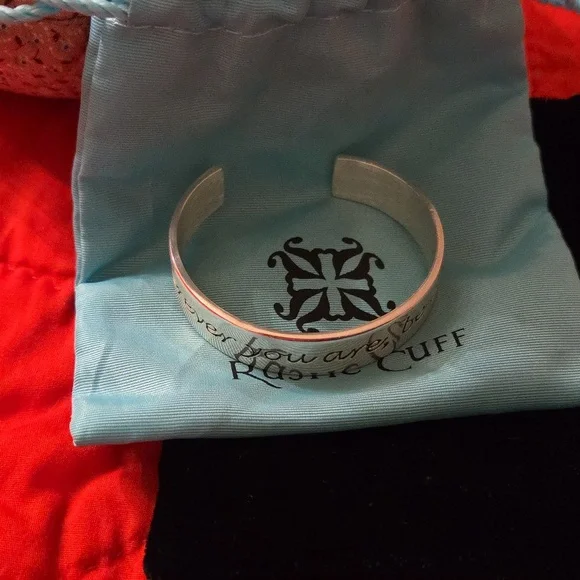 Rustic Cuff Silver Bracelet - Picture 3 of 4